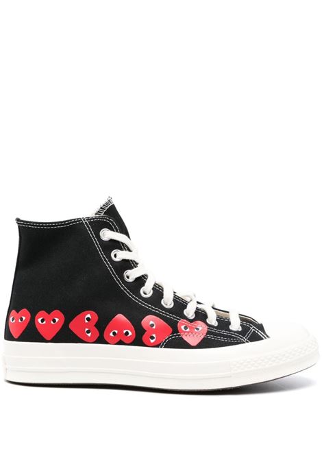 Black x Converse Chuck Taylor sneakers unisex COMME DES GARCONS PLAY divincenzoboutique